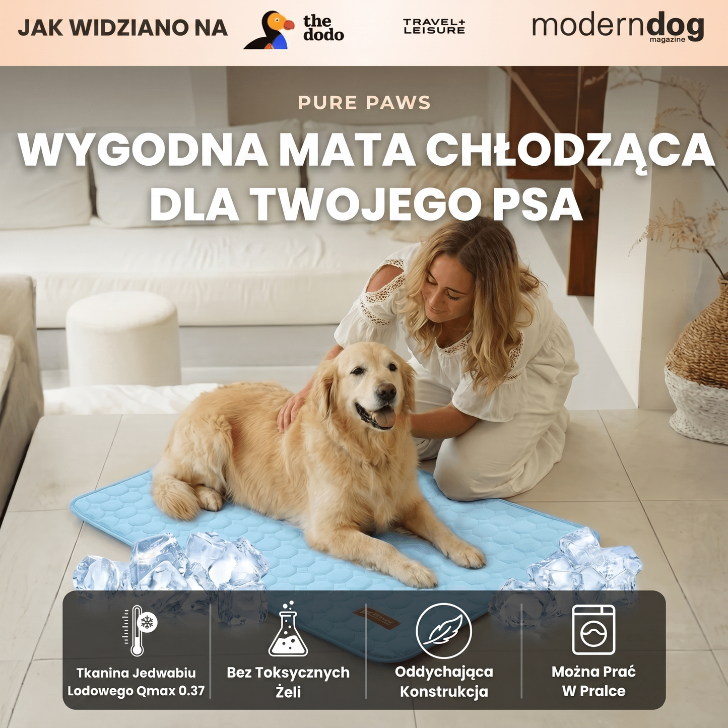 PawChill™ Self-Cooling Pet Mat